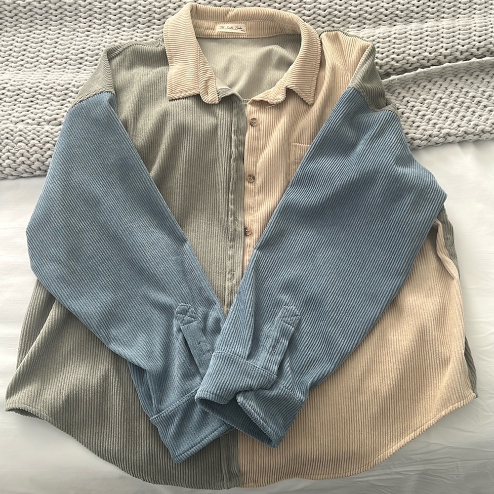 Cordouroy shacket! Excellent, like- new condition, worn once!